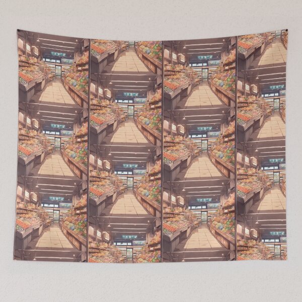 Item preview, Interior Japanese Grocery Market designed and sold by Diclebaybas.
