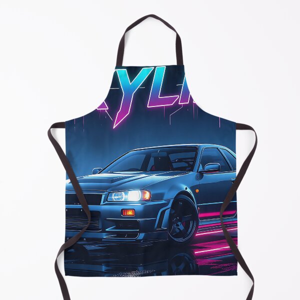 Item preview, Grey Tuned Nissan Skyline, Neon Art Lettering designed and sold by Salimgor Hangaround Music.