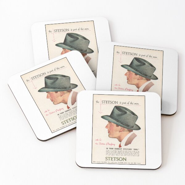 Item preview, 1940s Stetson Hat Vintage Advertisement - Retro Millinery Advertising Art designed and sold by taspaul.