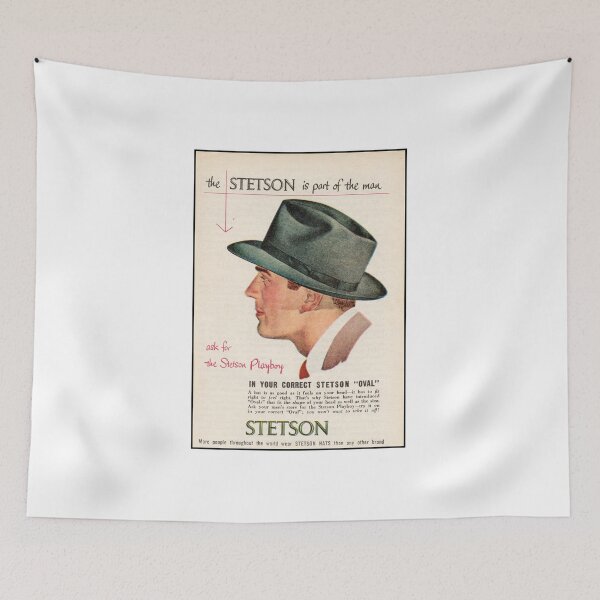 Item preview, 1940s Stetson Hat Vintage Advertisement - Retro Millinery Advertising Art designed and sold by taspaul.