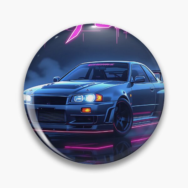 Item preview, Tuned Nissan Skyline, neon art lettering designed and sold by Salimgor Hangaround Music.