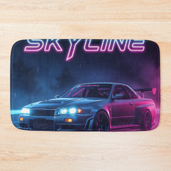 Item preview, JDM, Nissan Skyline, Neon Art Lettering designed and sold by Salimgor Hangaround Music.
