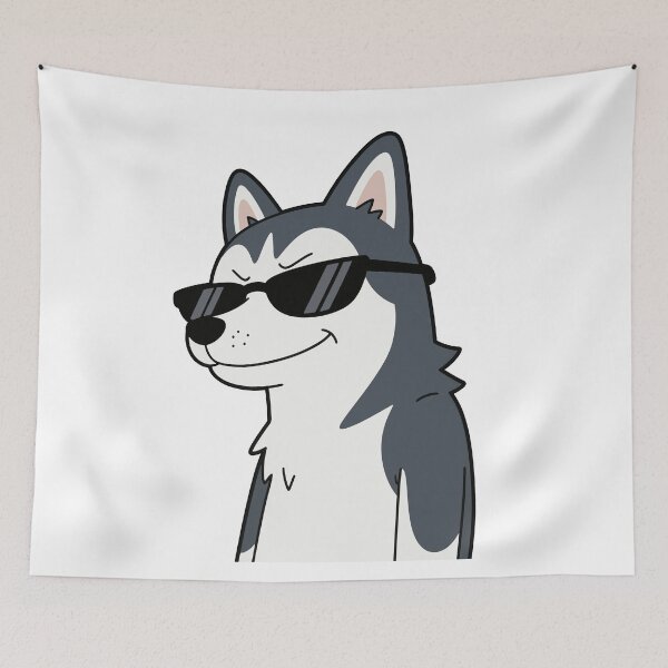 Item preview, Bad Huskies Wearing Sunglasses designed and sold by sftz.