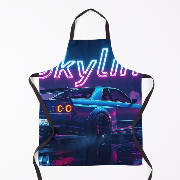 Item preview, JDM, Nissan Skyline, Neon Art, Rear View designed and sold by Salimgor Hangaround Music.