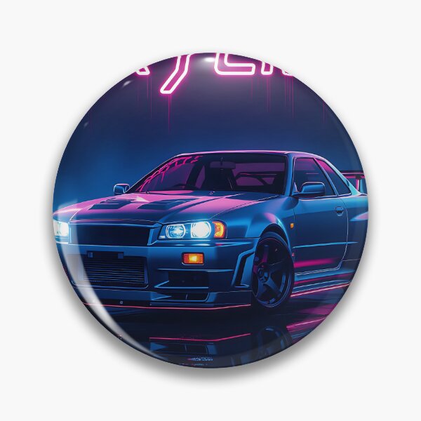 Item preview, JDM, Nissan Skyline, neon lettering designed and sold by Salimgor Hangaround Music.