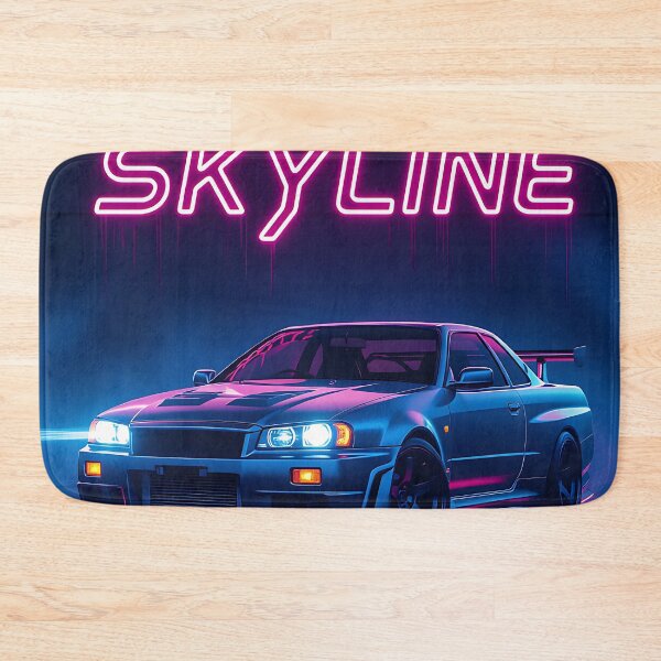 Item preview, JDM, Nissan Skyline, neon lettering designed and sold by Salimgor Hangaround Music.