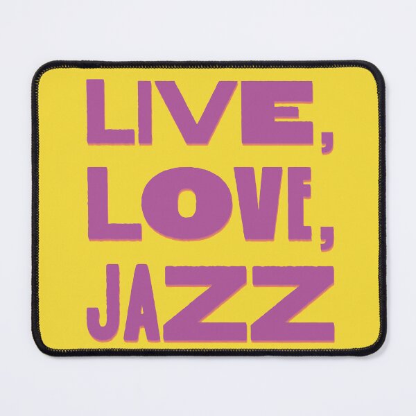 Item preview, Live, Love, Jazz – Retro Jazz Quote designed and sold by kacperartdesign.