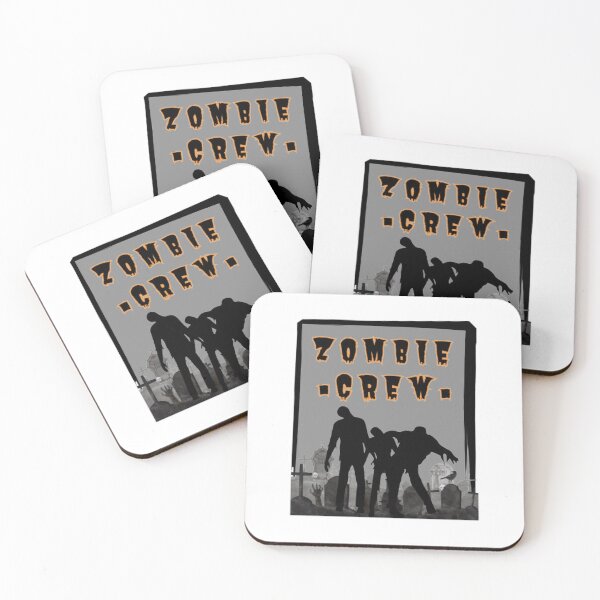 Item preview, Zombie Crew - Silhouettes in a Spooky Graveyard designed and sold by LMoonDesigns.