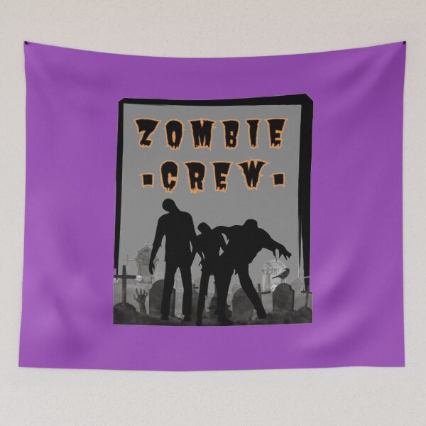 Item preview, Zombie Crew - Silhouettes in a Spooky Graveyard designed and sold by LMoonDesigns.
