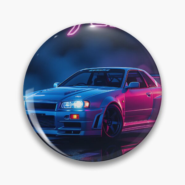 Item preview, JDM tuning, Nissan Skyline, neon lettering designed and sold by Salimgor Hangaround Music.