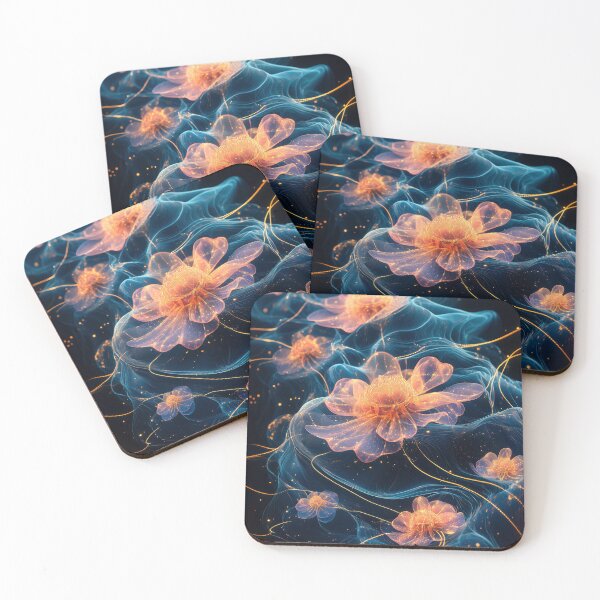 Item preview, “Neon Bloom Mindscape” – Psychedelic Floral Abstract designed and sold by ReachForArt.