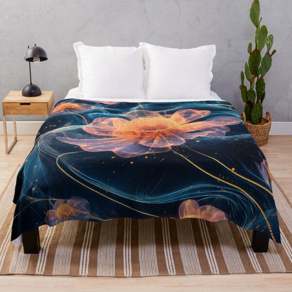 Item preview, “Neon Bloom Mindscape” – Psychedelic Floral Abstract designed and sold by ReachForArt.