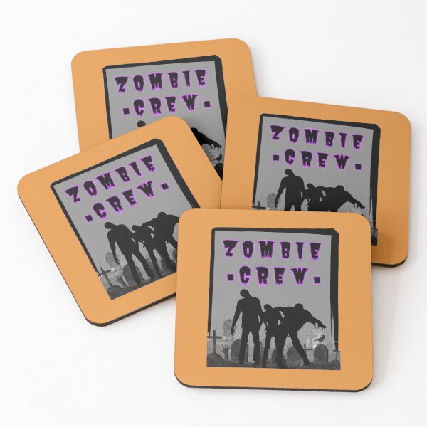 Item preview, Zombie Crew - Silhouettes in a Spooky Graveyard designed and sold by LMoonDesigns.