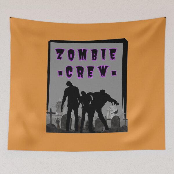 Item preview, Zombie Crew - Silhouettes in a Spooky Graveyard designed and sold by LMoonDesigns.