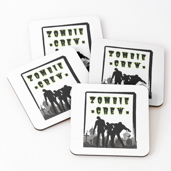 Item preview, Zombie Crew - Silhouettes in a Spooky Graveyard designed and sold by LMoonDesigns.