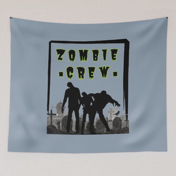 Item preview, Zombie Crew - Silhouettes in a Spooky Graveyard designed and sold by LMoonDesigns.