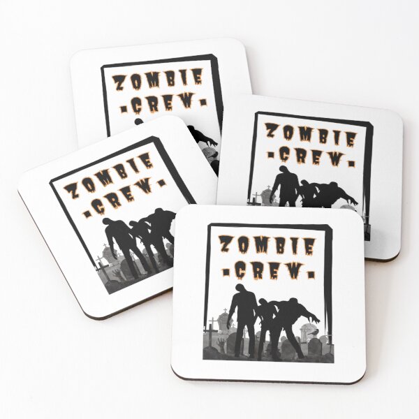 Item preview, Zombie Crew - Silhouettes in a Spooky Graveyard designed and sold by LMoonDesigns.