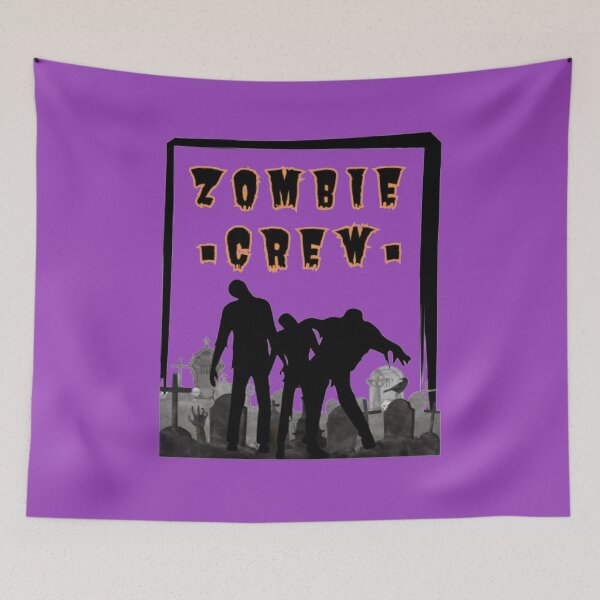 Item preview, Zombie Crew - Silhouettes in a Spooky Graveyard designed and sold by LMoonDesigns.