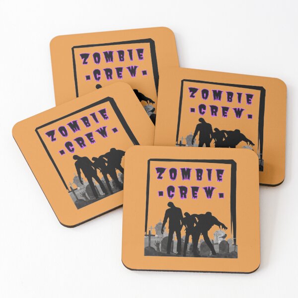 Item preview, Zombie Crew - Silhouettes in a Spooky Graveyard designed and sold by LMoonDesigns.