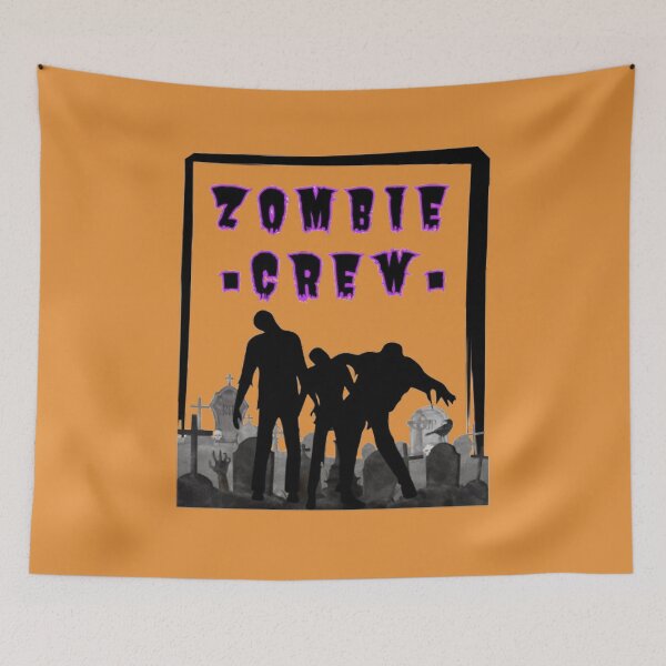 Item preview, Zombie Crew - Silhouettes in a Spooky Graveyard designed and sold by LMoonDesigns.