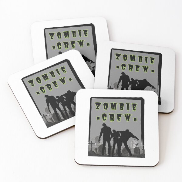 Item preview, Zombie Crew - Silhouettes in a Spooky Graveyard designed and sold by LMoonDesigns.