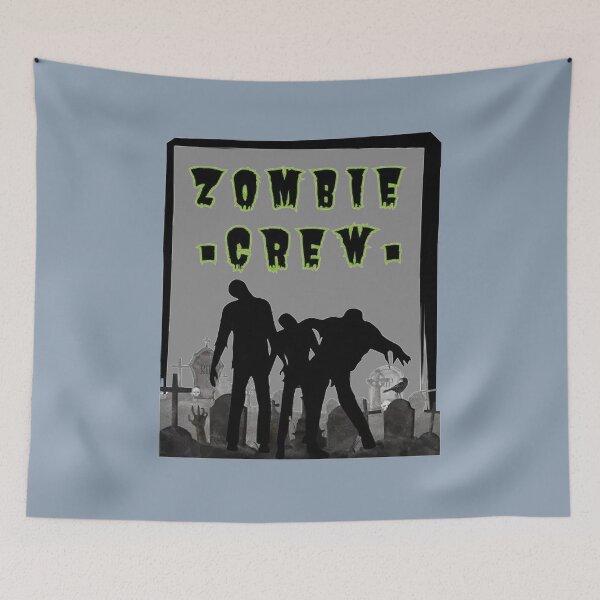 Item preview, Zombie Crew - Silhouettes in a Spooky Graveyard designed and sold by LMoonDesigns.