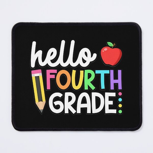 Item preview, Hello Fourth Grade Team 4th Grade Back to School Teacher Kid designed and sold by Blok45.