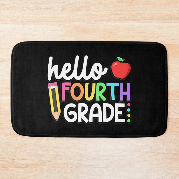 Item preview, Hello Fourth Grade Team 4th Grade Back to School Teacher Kid designed and sold by Blok45.