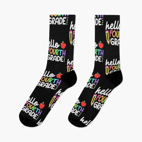 Item preview, Hello Fourth Grade Team 4th Grade Back to School Teacher Kid designed and sold by Blok45.