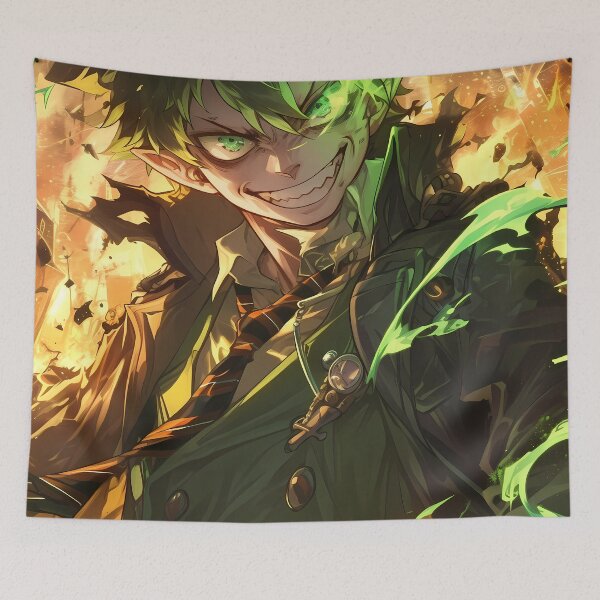 Item preview, Amaimon Blue Exorcist Snake King Anime Chaos Demon designed and sold by juniorcastros.