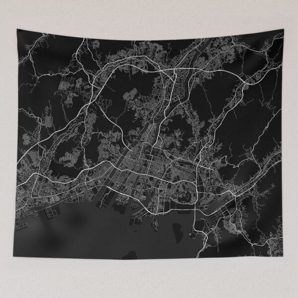 Item preview, Hiroshima City Map of Japan - Full Moon designed and sold by deMAP.