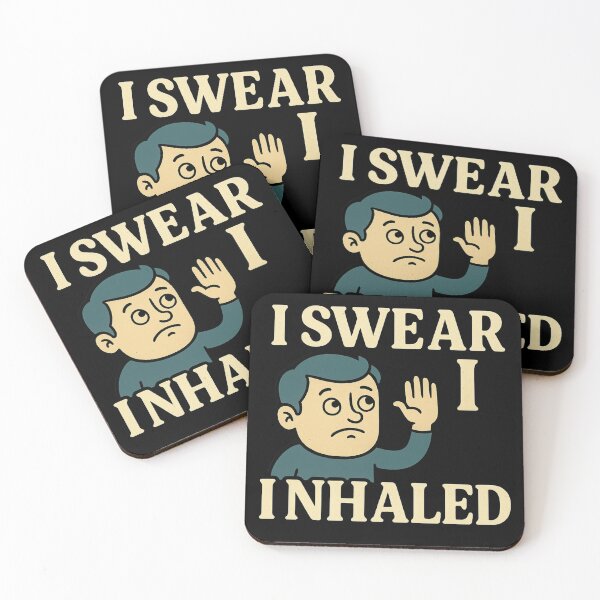 Item preview, I Swear I Inhaled – Funny Vape Cartoon Design designed and sold by House of Taste Designs.