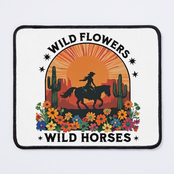 Item preview, COWGIRL RIDING HER HORSE AGAINST A TWILIGHT SKY designed and sold by WendyMaree.