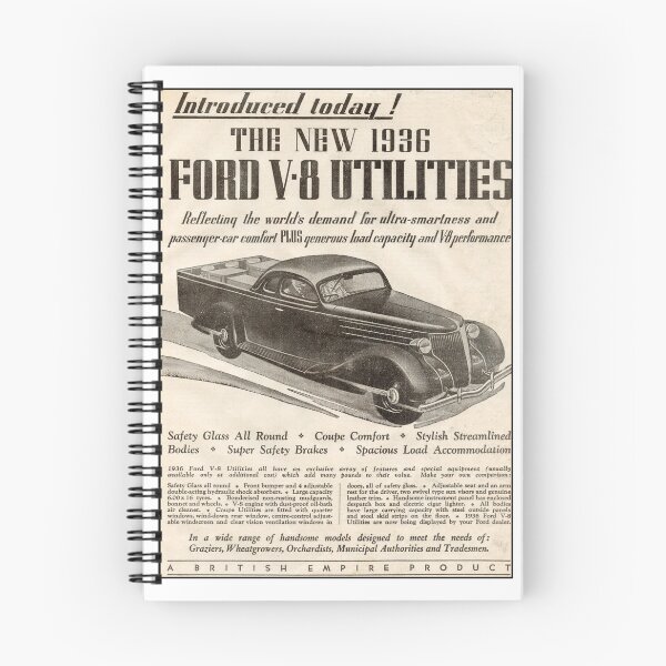 Item preview, 1936 Ford V8 Utility World's First Ute Vintage Advert - Rare Australian Motoring History  designed and sold by taspaul.