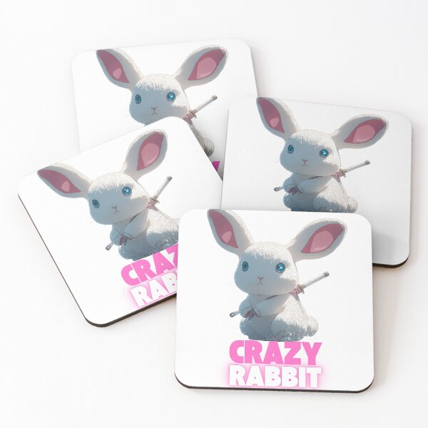 Item preview, Adorable Blue Eyes White Rabbit Samurai designed and sold by pkvorakorn.