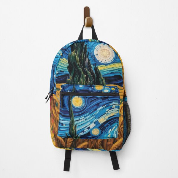 Item preview, Van Gogh Wheatfield Starry Night designed and sold by KhadijaBatool38.