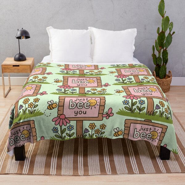 Item preview, Letrero "Just Bee You", una abeja adorable | Arte natural con motivación positiva designed and sold by graphicnew.