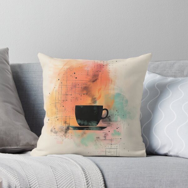 Item preview, Geometric Coffee Cup Abstract Art designed and sold by AITuneSphere.