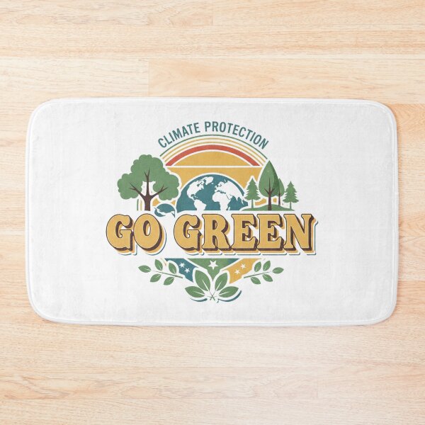 Item preview, Go Green: A Classic Call for Climate Protection designed and sold by ART-POD-PL.