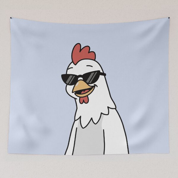 Item preview, Bad chicken wearing sunglasses designed and sold by sftz.