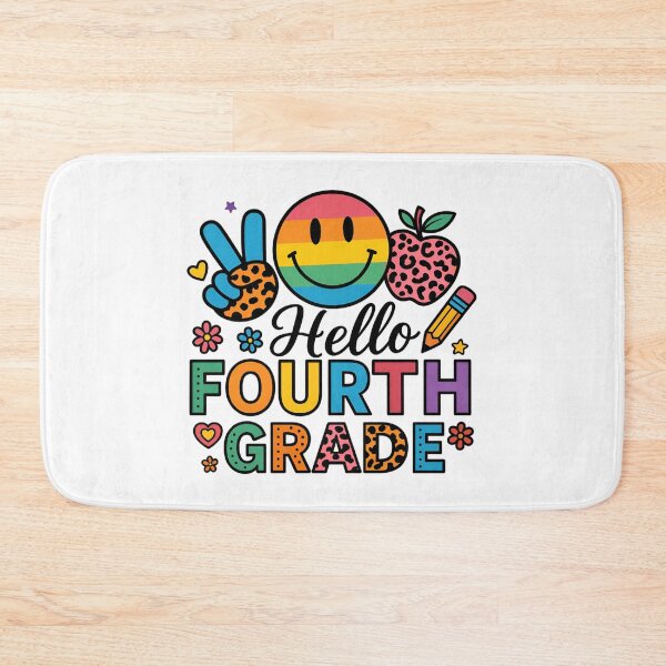 Item preview, Hello Fourth Grade Team 4th Grade Back to School Teacher Kid designed and sold by Blok45.
