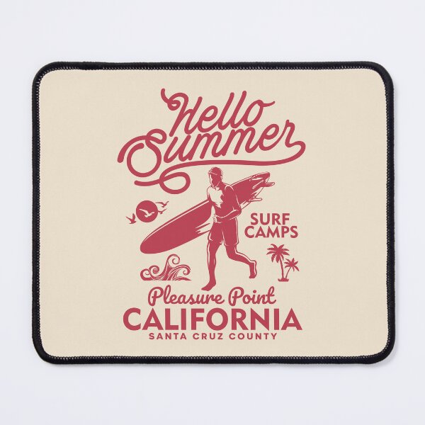 Item preview, Pleasure Point Summer Surf Camp Surfing Santa Cruz County California designed and sold by eclecTEEq.