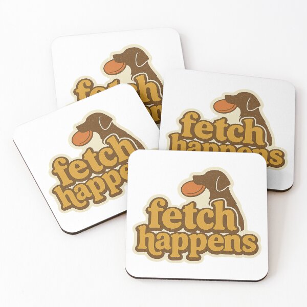 Item preview,  Fetch Happens –  Dog Sticker designed and sold by ֍ NishlaArts ֍.