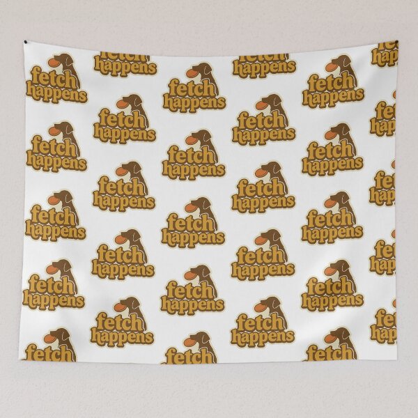 Item preview,  Fetch Happens –  Dog Sticker designed and sold by ֍ NishlaArts ֍.