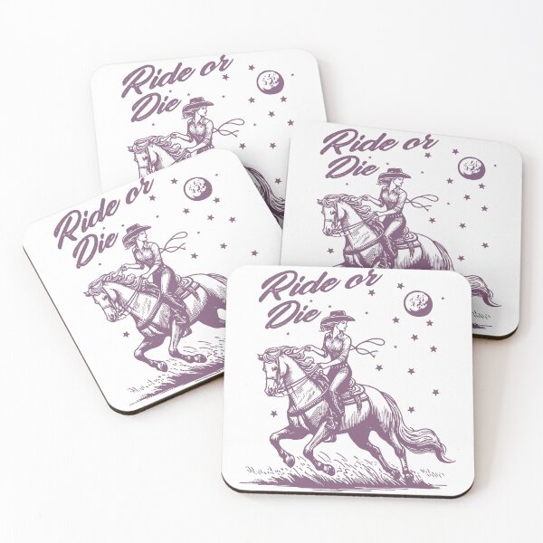 Item preview, Retro Western Cowgirl Ride Or Die designed and sold by Jcat7.