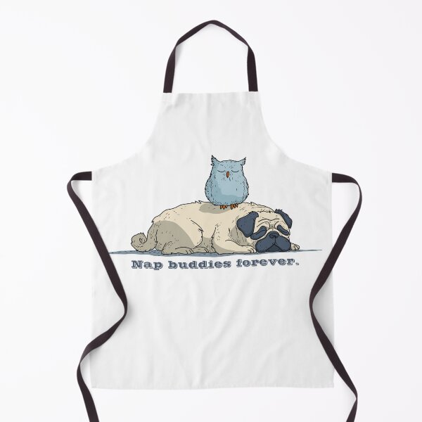 Item preview, Pug & Owl Power Nap – Perfect Gift for Animal Lovers designed and sold by Absyntart.