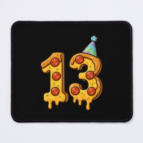 Item preview, Pizza 13th Birthday 13 Years Old Food Lover Happy Bday Men Women designed and sold by rafaeltto.