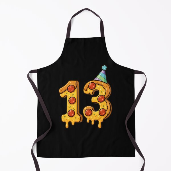 Item preview, Pizza 13th Birthday 13 Years Old Food Lover Happy Bday Men Women designed and sold by rafaeltto.