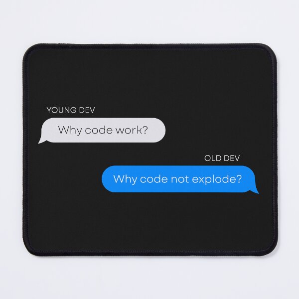 Item preview, Young Dev vs Old Dev Coding Mindset designed and sold by Code  Monkeys.