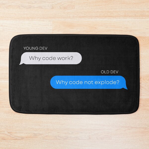 Item preview, Young Dev vs Old Dev Coding Mindset designed and sold by Code  Monkeys.